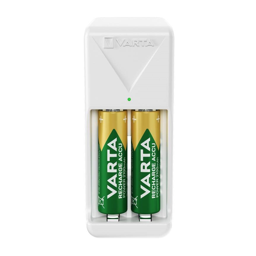 Varta 57656101401 - Batterioplader til 2 x AA/AAA, 230 V