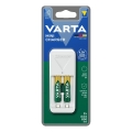 Varta 57656201421 - Batterioplader til 2x AA/AAA, 800 mAh, 230 V