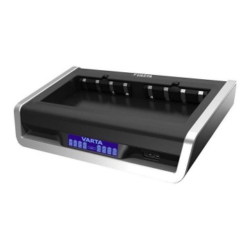 VARTA 57671 - LCD multioplader 8xAA/AAA and USB-opladning 4 timer