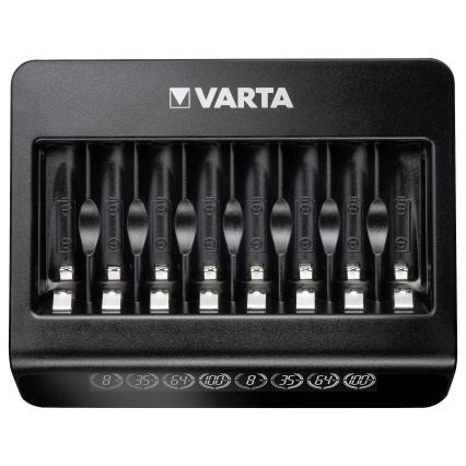 Varta 57681 - LCD smart-oplader 8xAA/AAA opladning 2 t.