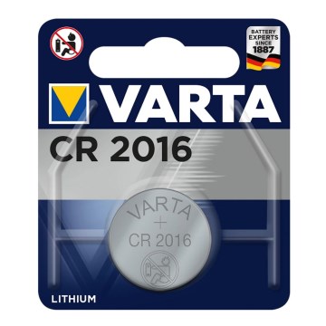 Varta 6016 - 1 stk Lithiumbatteri CR2016 3V