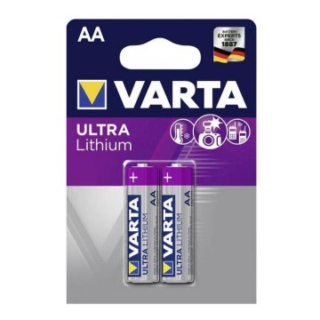 Varta 6106 - 2 stk. Lithiumbatteri ULTRA AA 1,5V