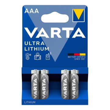 Varta 6106301404 - 4 stk. Lithiumbatteri ULTRA AA 1,5V