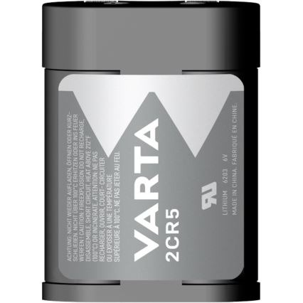 Varta 6203301401 - 1 stk. litiumbatteri 2CR5 6V 1400 mAh