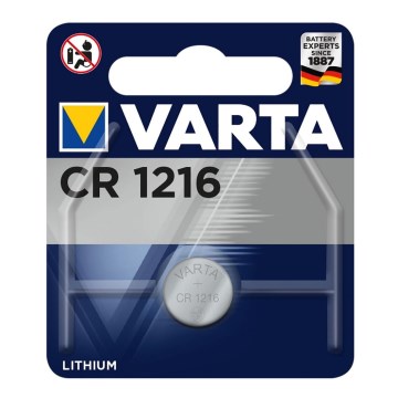 Varta 6216 - 1 stk Lithiumbatteri CR1216 3V