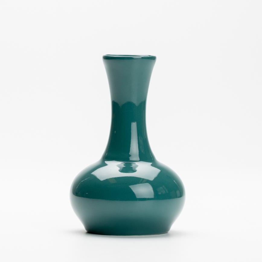 Vase Alena mørk turkis