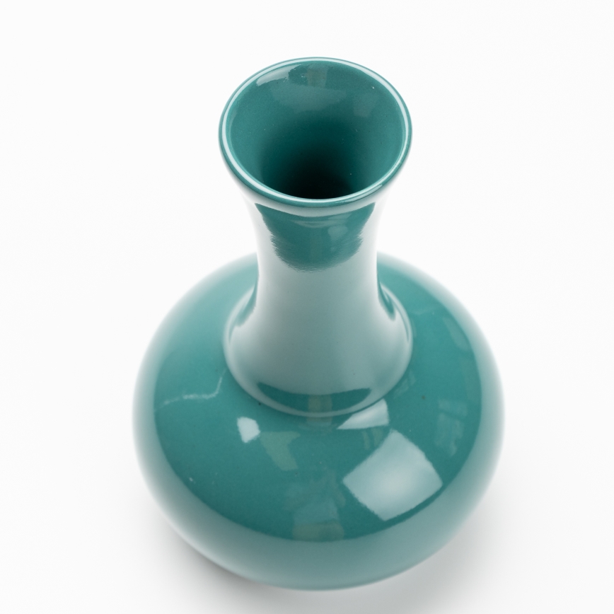 Vase Alena mørk turkis