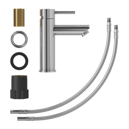 Vaskarmatur RINGSTED 17,8 cm i blank krom