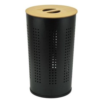 Vasketøjskurv 46 l sort