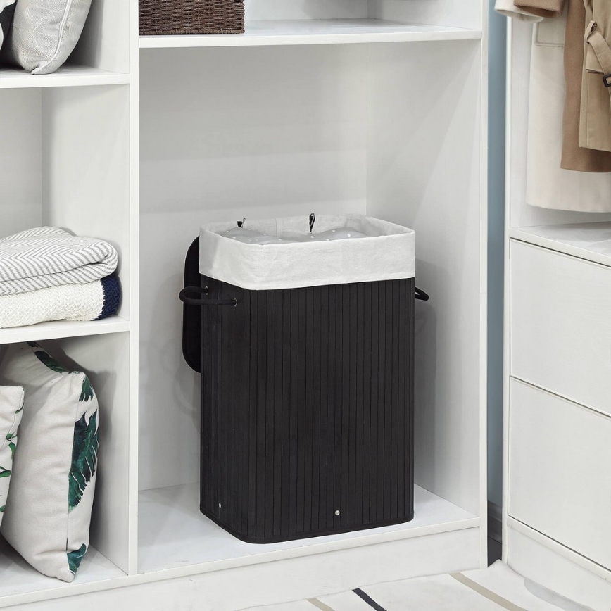 Vasketøjskurv GUS, sort