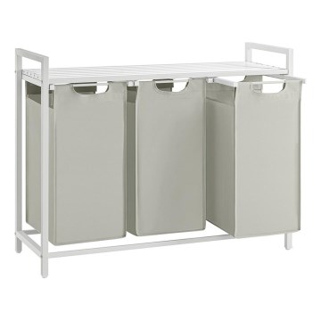 Vasketøjskurv REX hvid