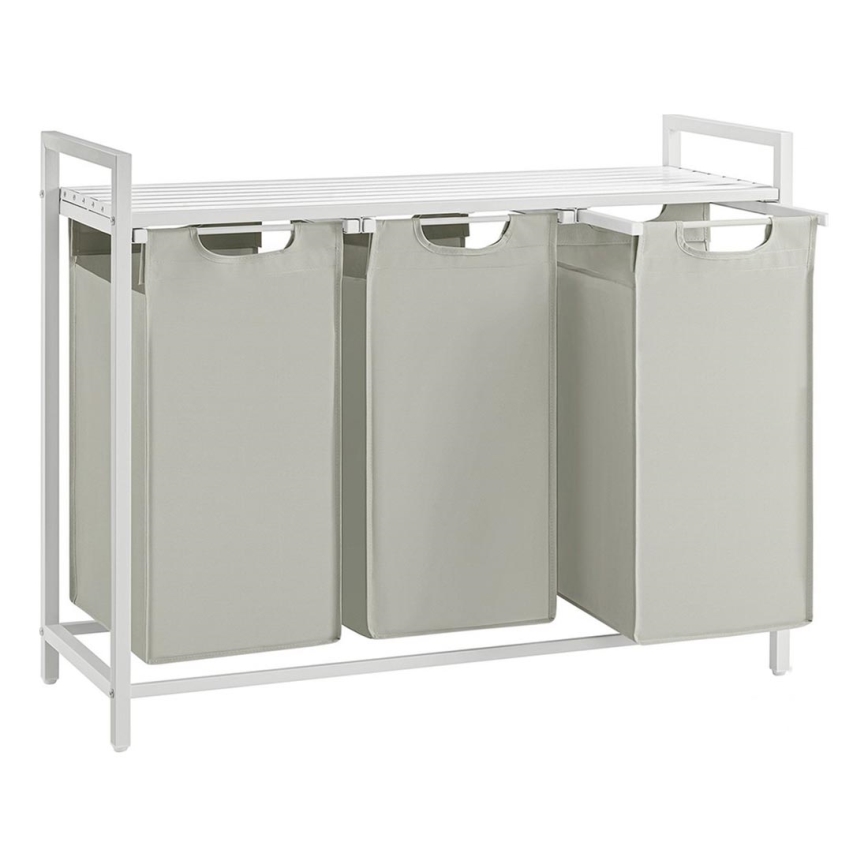 Vasketøjskurv REX hvid