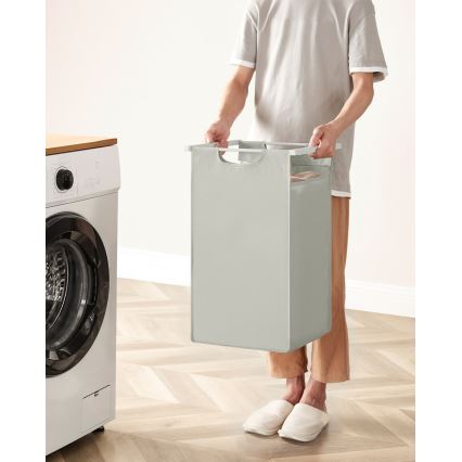 Vasketøjskurv REX hvid