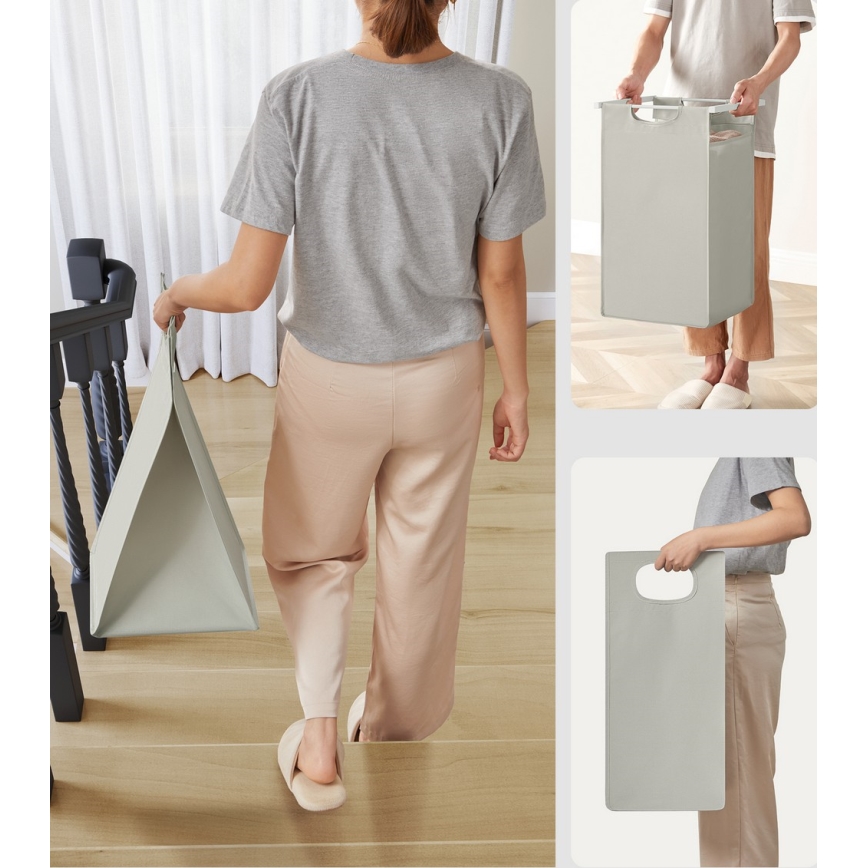 Vasketøjskurv REX hvid