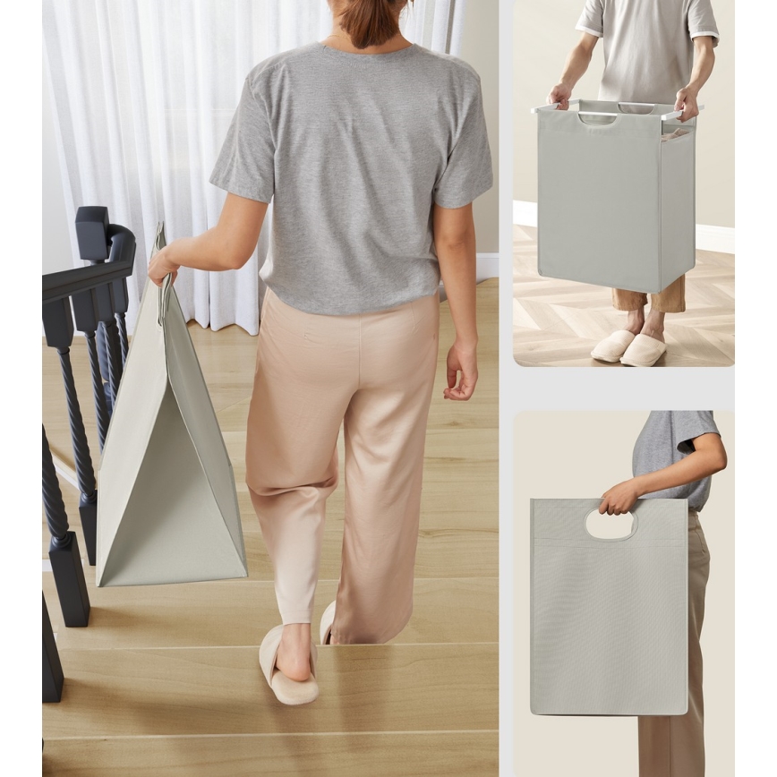 Vasketøjskurv REX hvid