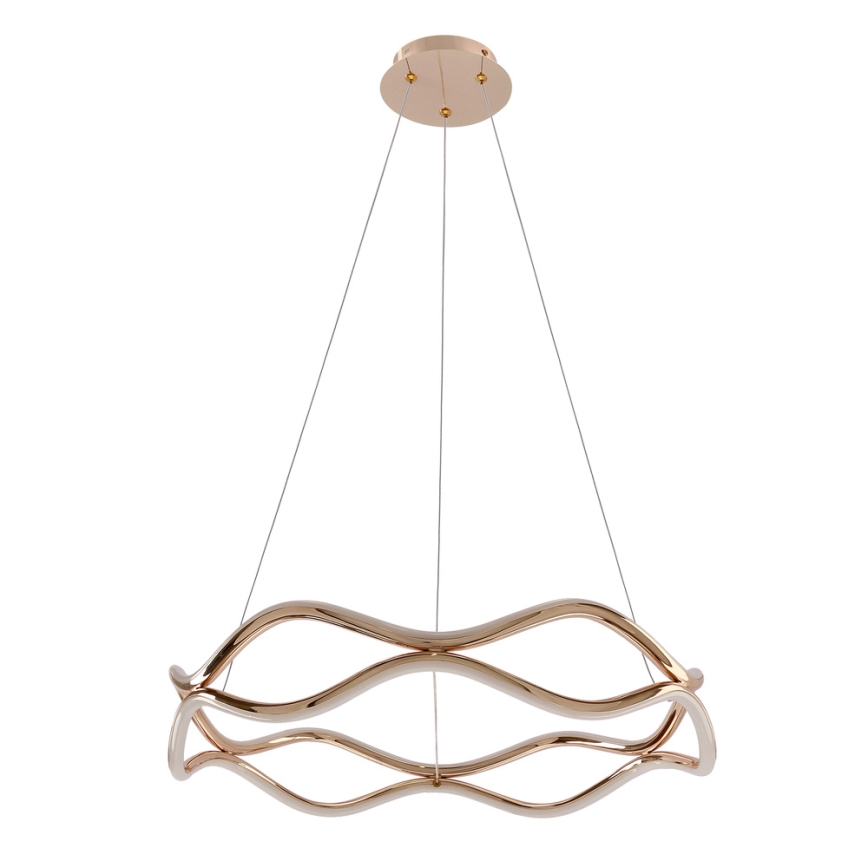 VAVE LED pendellampe med 28W/230V i rosaguld