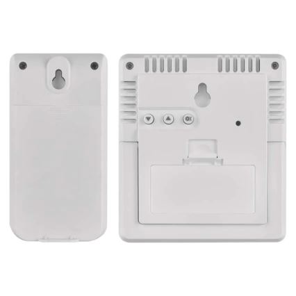 Vejrstation 5V 2xAAA + 2xAAA hvid