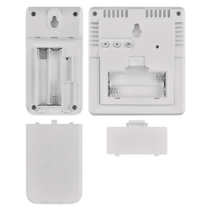 Vejrstation 5V 2xAAA + 2xAAA hvid