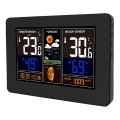 Vejrstation m. LCD-farvedisplay 2xAA/5V + 2xAA Wi-Fi Tuya