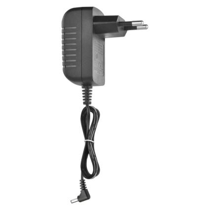 Vejrstation med farvet LCD-skærm og vækkeur 5V 3xAAA + 2xAA sort
