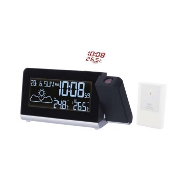 Vejrstation med LCD-display 1x CR2032 + 2×AA