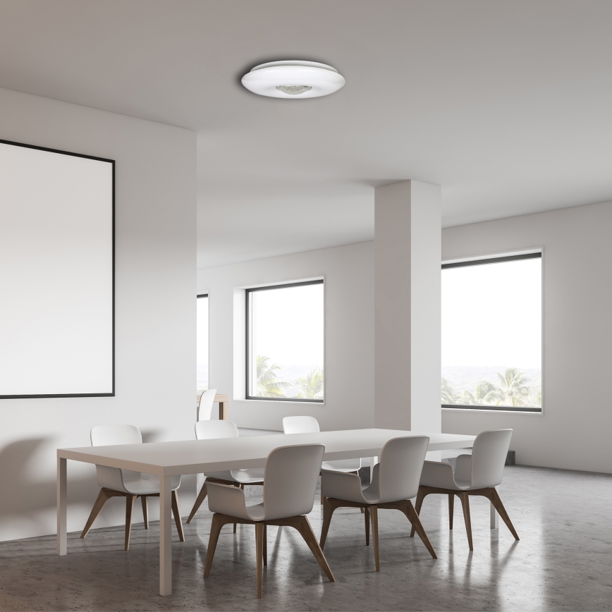 LED Dæmpbar loftlampe VELA LED/24W/230V + fjernbetjening