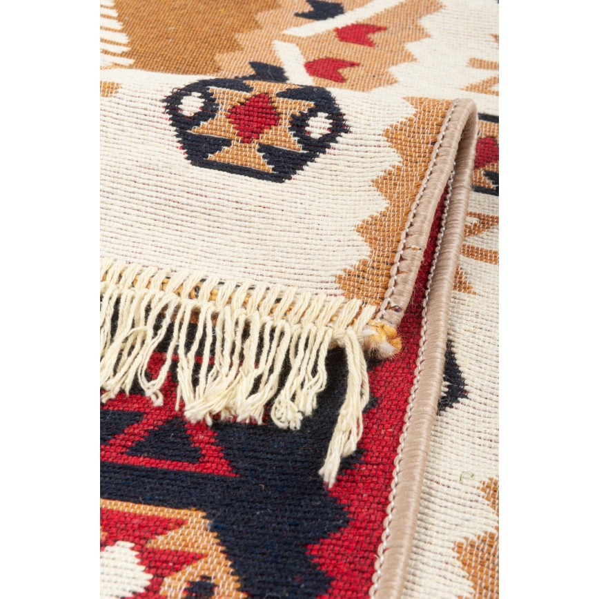 Vendbart orientalsk tæppe KILIM GOLD 60x120 cm flerfarvet