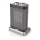 Ventilator med keramisk varmeelement 1000/1500W/230V sølvfarvet