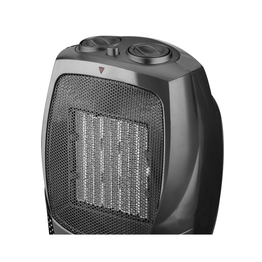 Ventilator med keramisk varmeelement RIN 1500W/230V sort