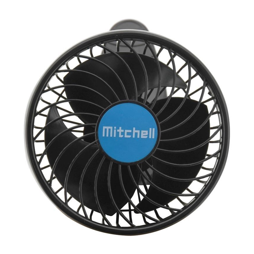 Ventilator med klemme USB 4W/5V sort
