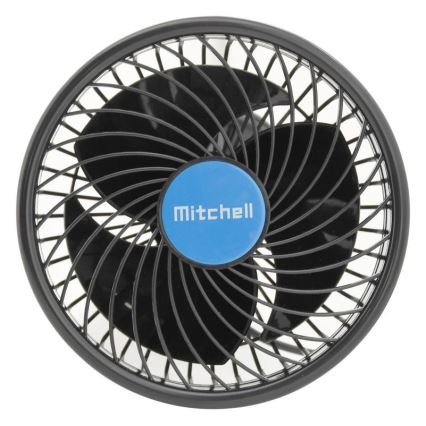 Ventilator med sugekop til bil 9W/12V sort