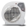 Ventilator med varmeelement ZEFIR 1000/2000W/230V hvid