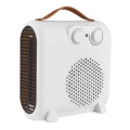 Ventilator med varmelegeme 1000/2000W/230V hvid