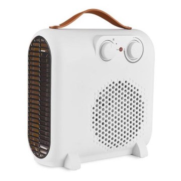 Ventilator med varmelegeme 1000/2000W/230V hvid