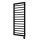 Vertaduro - ADEL badeværelsesradiator med termostat, 600 W, 128 x 50 cm, sort