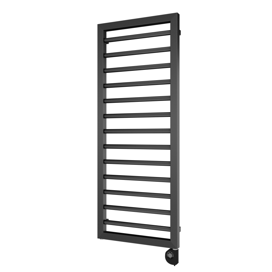 Vertaduro - Badeværelsesradiator med termostat ADEL 600W 128x50 cm antracit