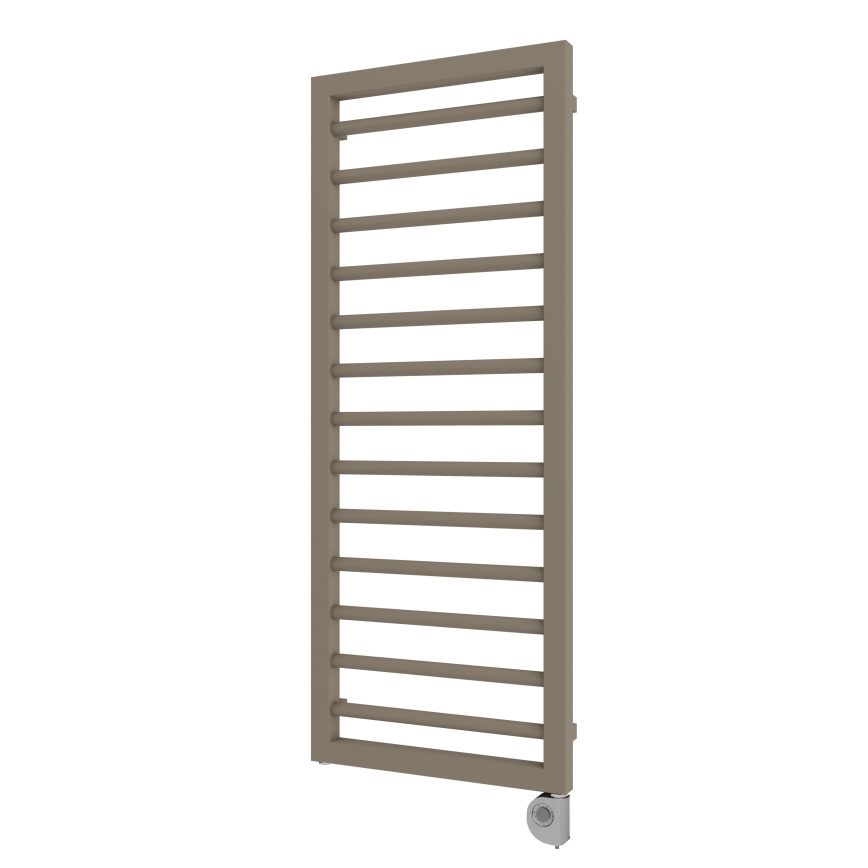 Vertaduro - Badeværelsesradiator med termostat ADEL 600W 128x50 cm taupe
