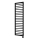 Vertaduro - Badeværelsesradiator med termostat ADEL 600W 172x50 cm sort