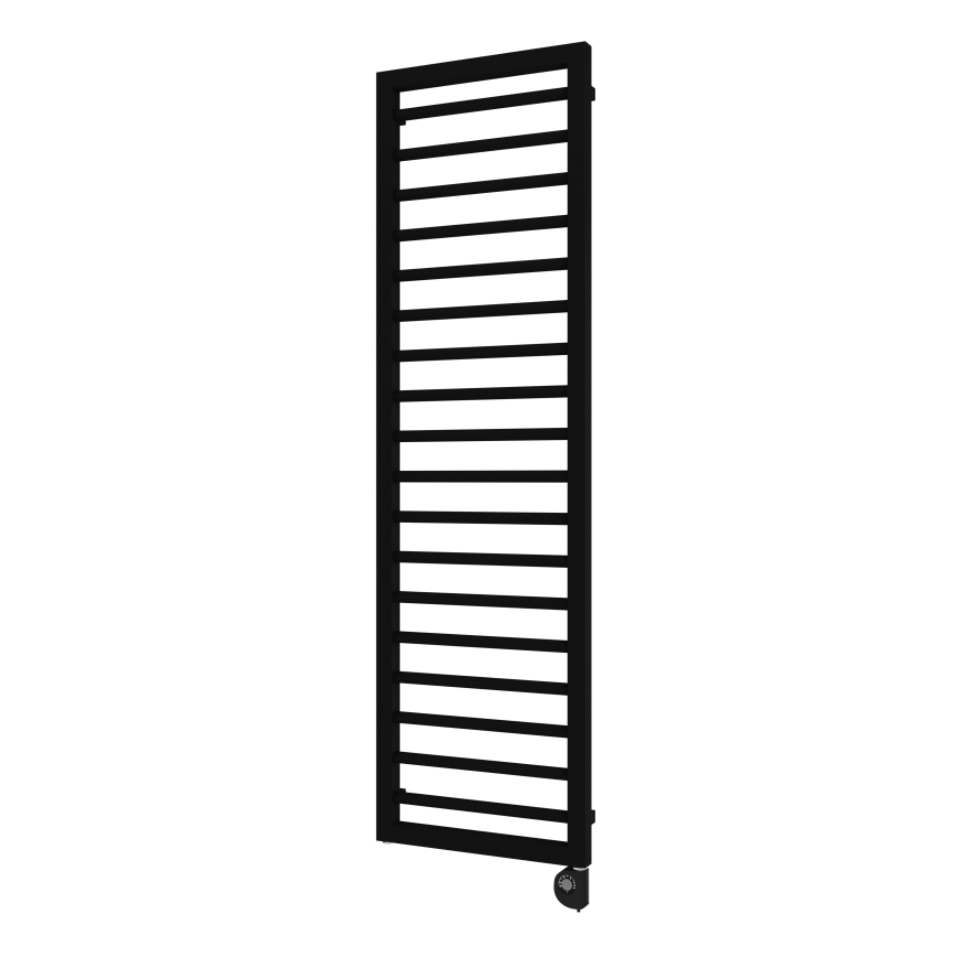 Vertaduro - Badeværelsesradiator med termostat ADEL 600W 172x50 cm sort