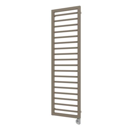 Vertaduro - Badeværelsesradiator med termostat ADEL 600W 172x50 cm taupe