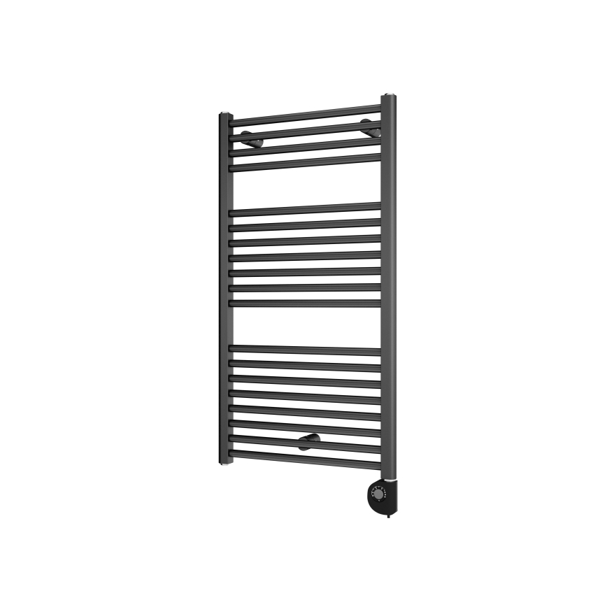 Vertaduro - Badeværelsesradiator med termostat DENISE, 400 W, 94 x 50 cm, antracit
