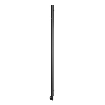 Vertaduro - Badeværelsesradiator med termostat ERDA 400W 180x5 cm antracit