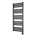 Vertaduro - Badeværelsesradiator med termostat LUCY, 600 W, 125 x 50 cm, antracit