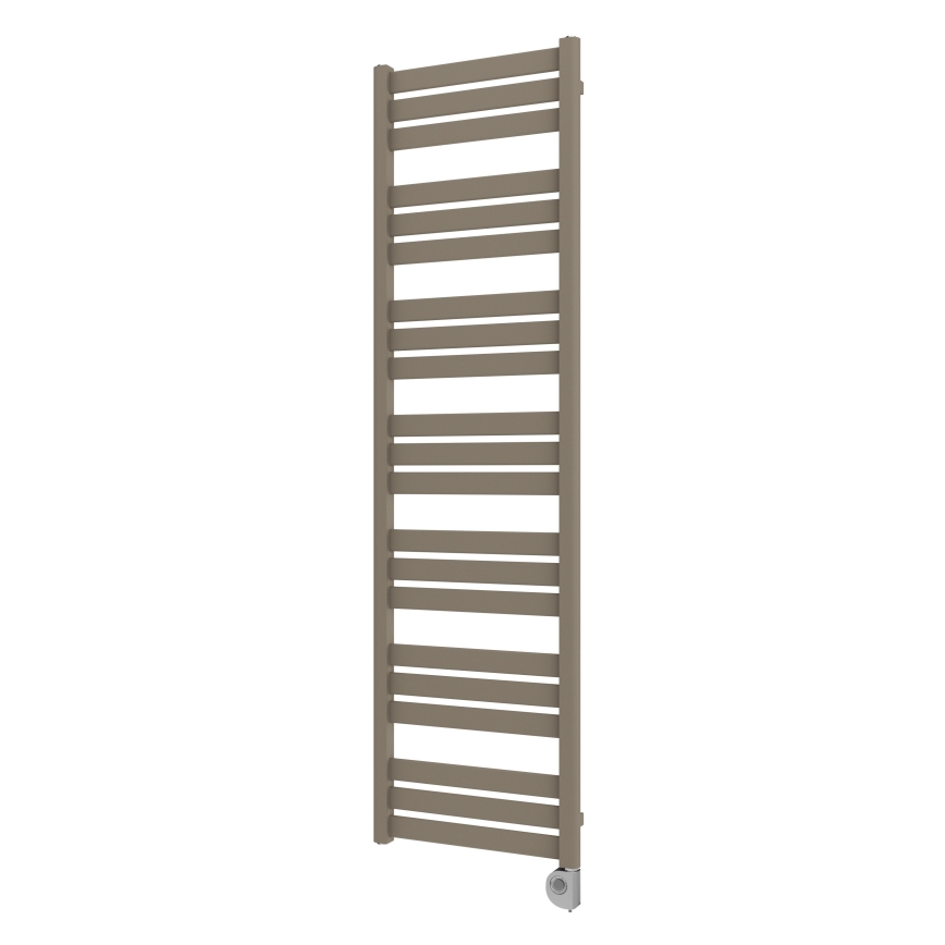 Vertaduro - Badeværelsesradiator med termostat LUCY 800W 177x50 cm taupe