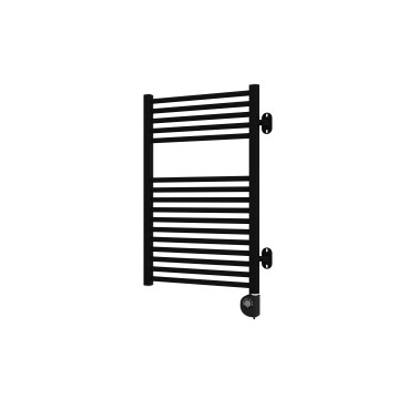Vertaduro - Badeværelsesradiator med termostat MEG 400 W 78 x 50 cm, sort