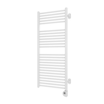 Vertaduro - Badeværelsesradiator med termostat MEG, 600 W, 118 x 50 cm, hvid