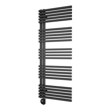 Vertaduro - Badeværelsesradiator med termostat MICHELLE 600W 129x50 cm antracit