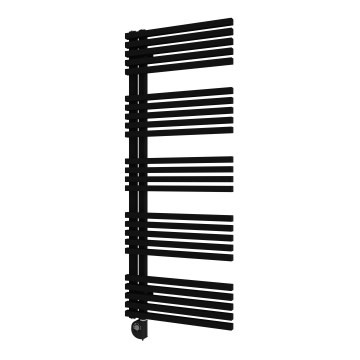 Vertaduro - Badeværelsesradiator med termostat MICHELLE 600W 129x50 cm sort
