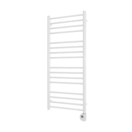 Vertaduro - Badeværelsesradiator med termostat SIMONE 400 W 114 x 50 cm hvid