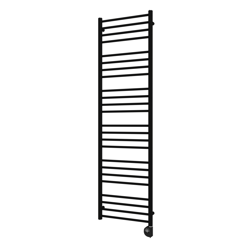Vertaduro - Badeværelsesradiator med termostat SIMONE 600W 174x50 cm sort